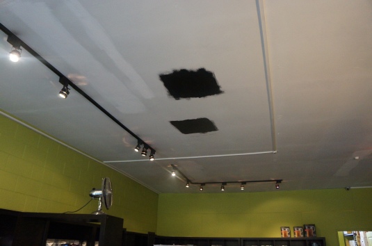 new zealand tea shop renovation ceiling colour